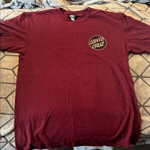 Medium Santa Cruz Maroon T-Shirt